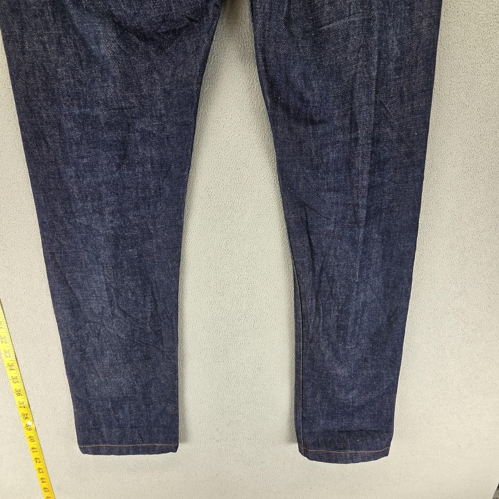 A.P.C. Jeans Mens 31x30 Blue Selvedge Petit New Standard Raw Denim Button Fly - Picture 15 of 16